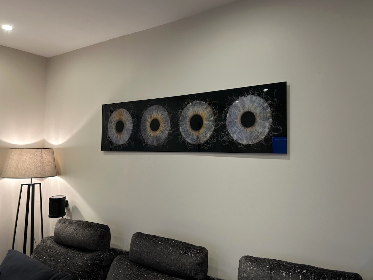 Tableau iris en verre acrylique épaisseur 5mm