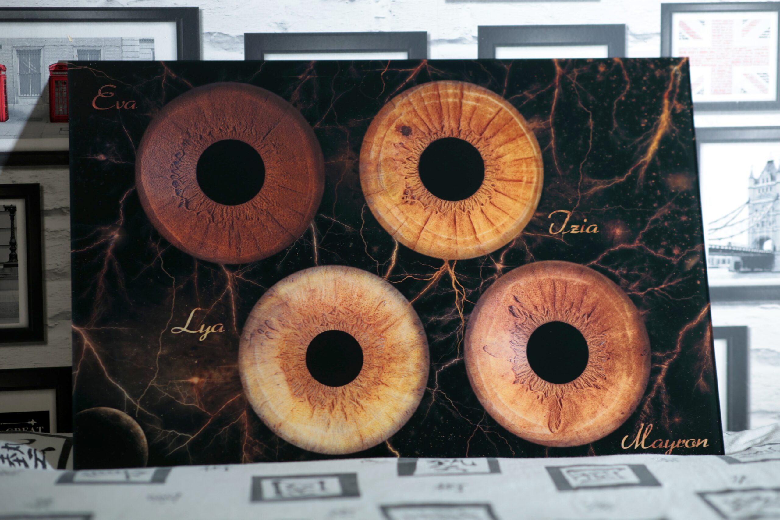 ableau iris en verre acrylique épaisseur 5mmableau iris en verre acrylique épaisseur 5mm