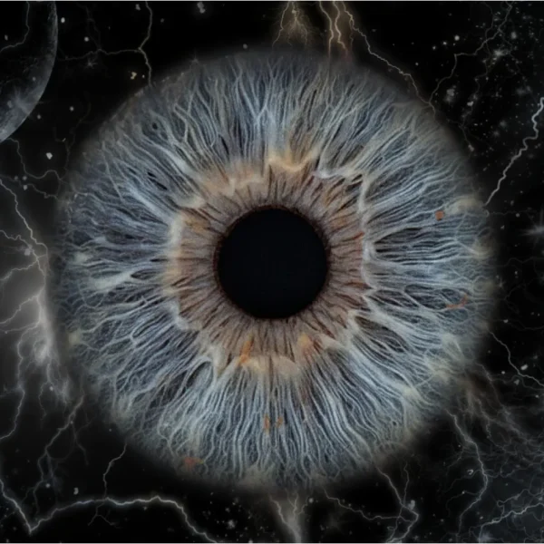 Photographe iris Fontoy - Effet spatial - Coup de foudre